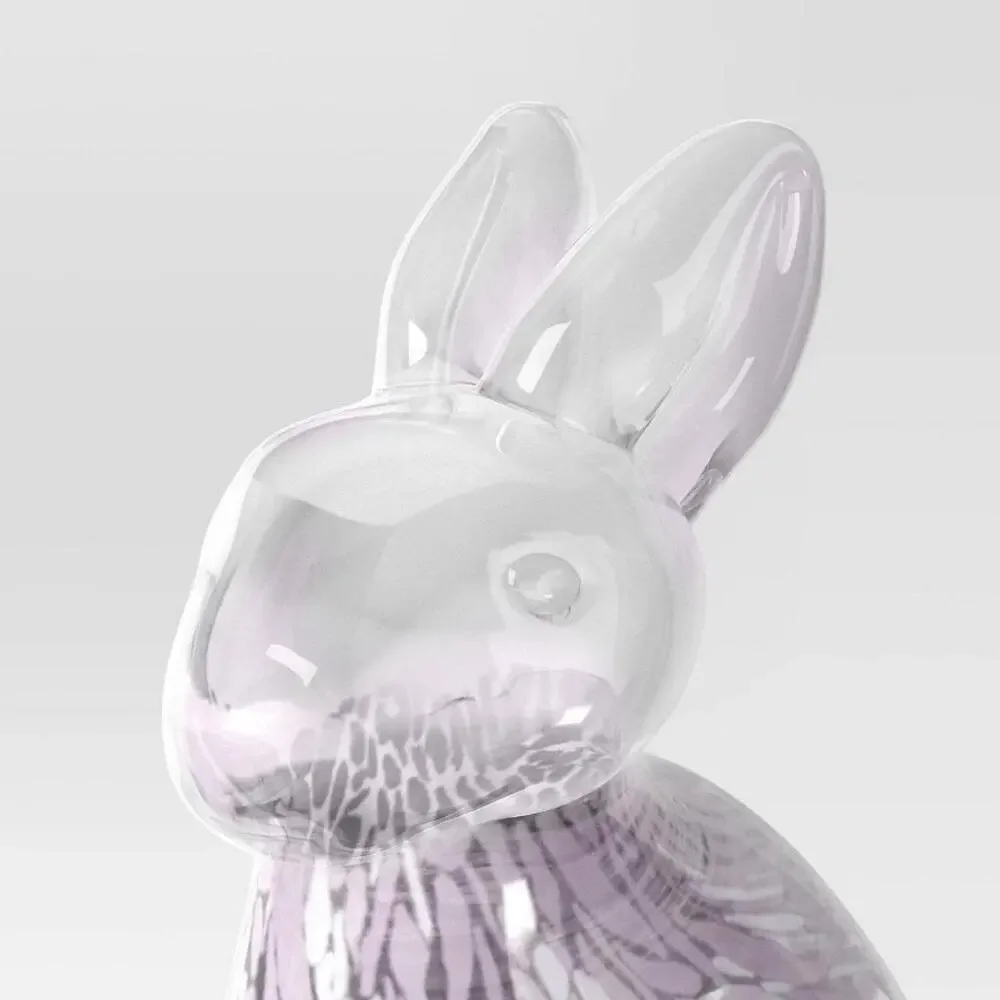 Confetti Glass Easter Bunny in Purple from Threshold - Picture 3 of 3